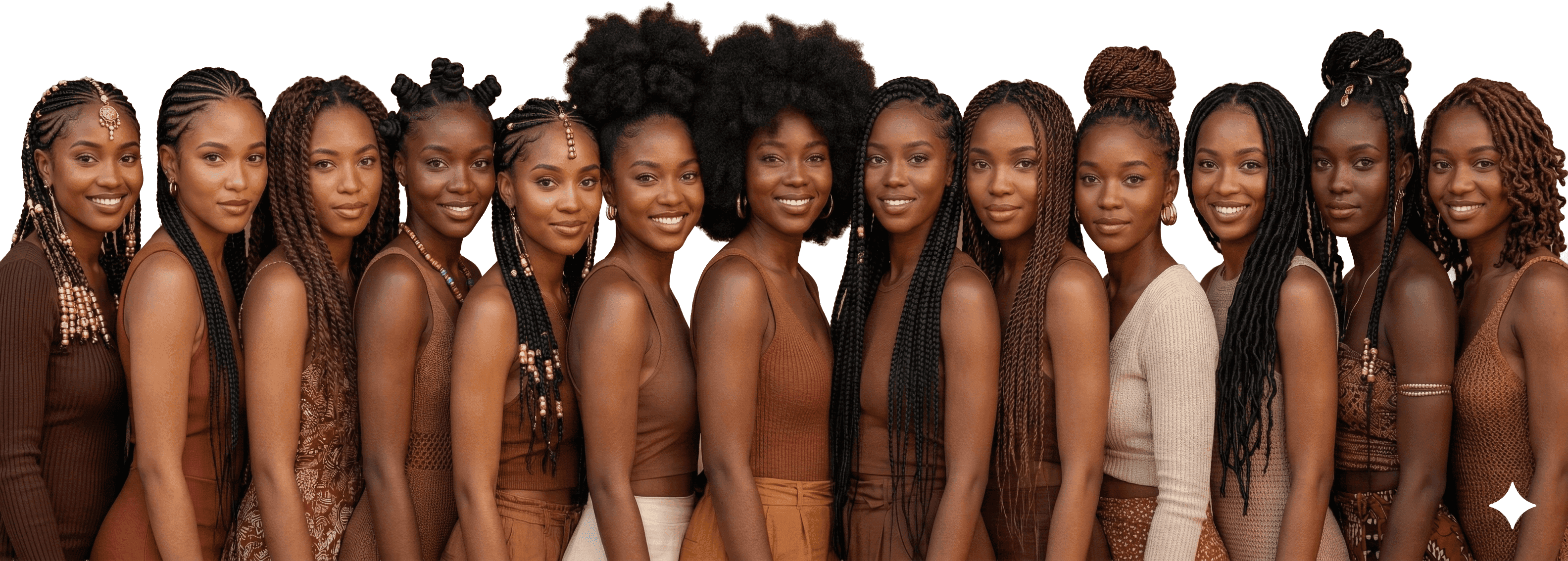 Femme avec de beaux cheveux afro naturels